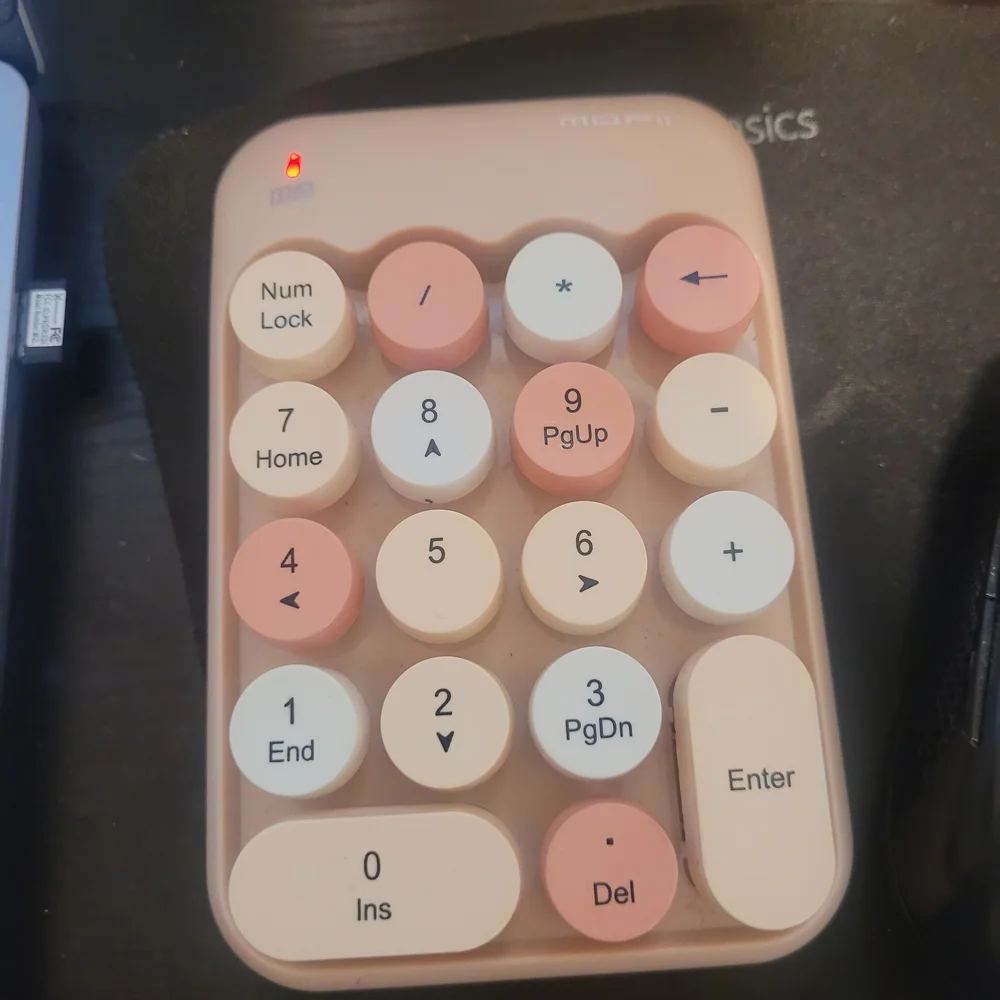 MOFII X910 Wireless Keyboard Tested And Works! Pink